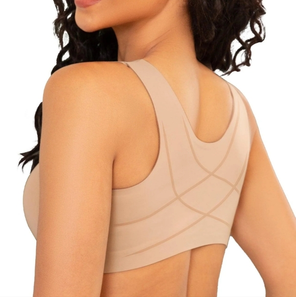 NWT FallSweet No Wire Front Close Extra Back Support Smoothing Bra, Sz 2XL - Picture 2 of 14